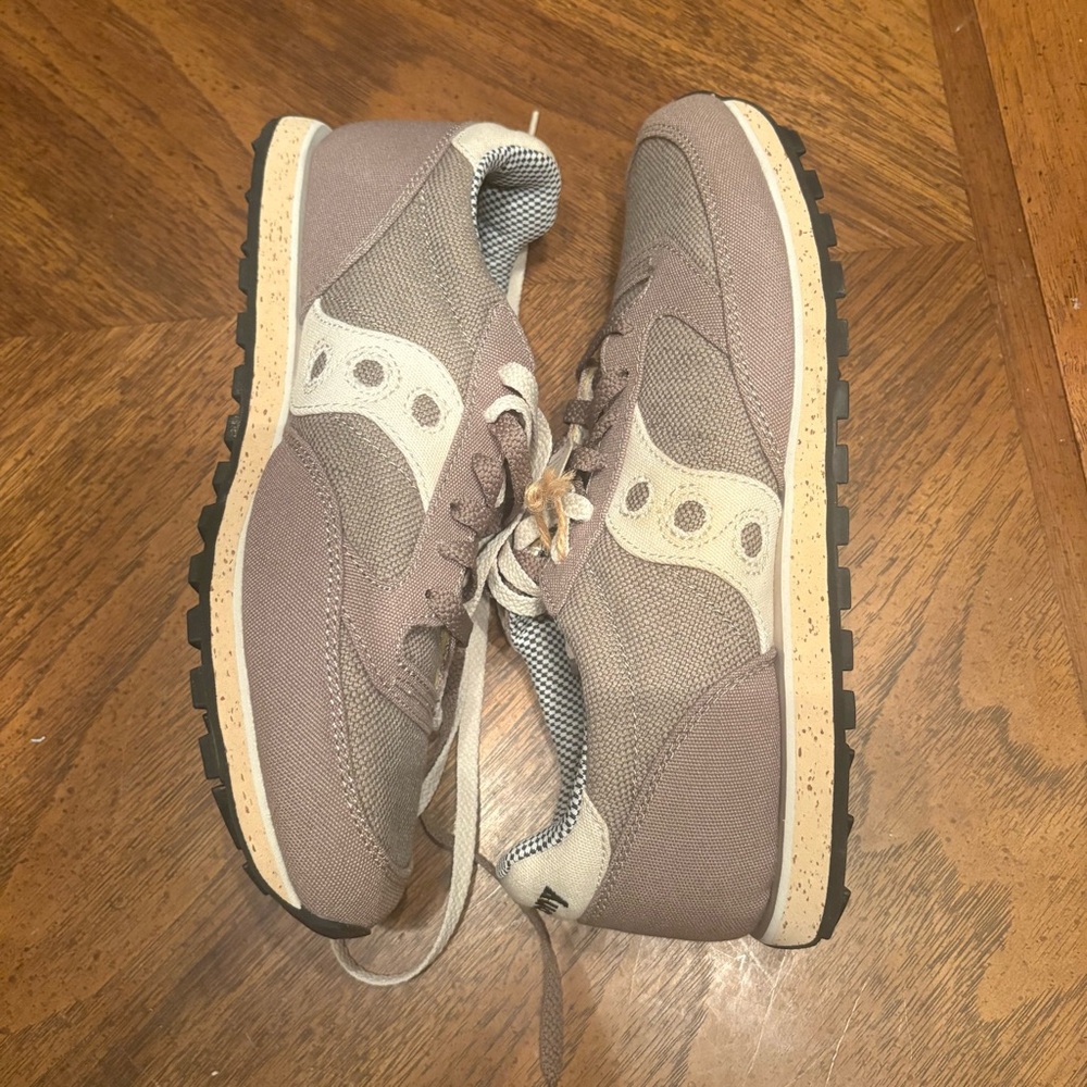 Saucony Vegan Jazz Stone Tan Shoes